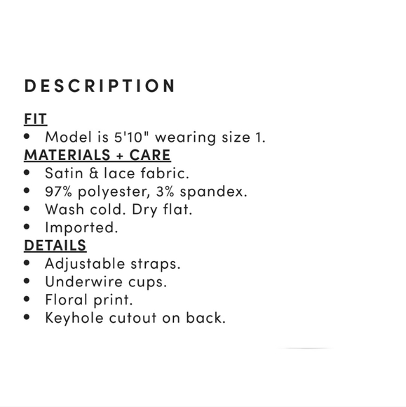 🖤Torrid Satin Lace Floral Chemise - Picture 4 of 7